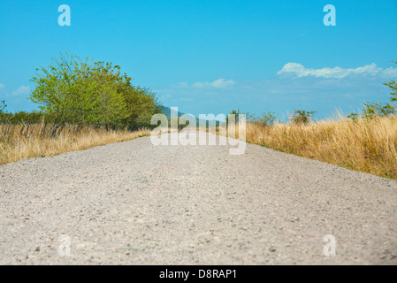Off-road track in country Stock Photo