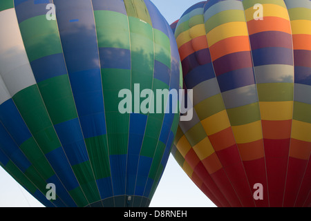 Colorful abstract hot air balloons Stock Photo
