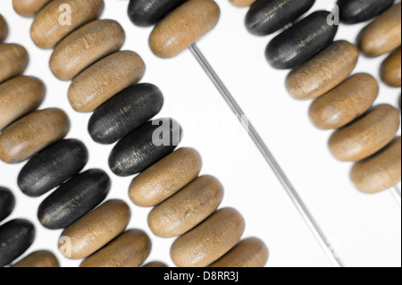 abacus counting beads Stock Photo