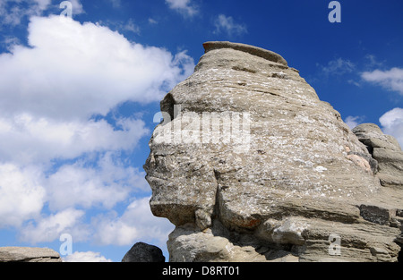 Image of Sphinx rock in Bucegi Mountains, Romania Stock Photo