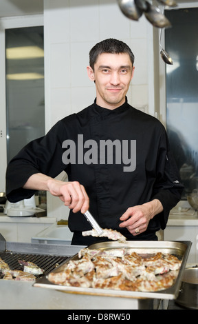 chef at work Stock Photo