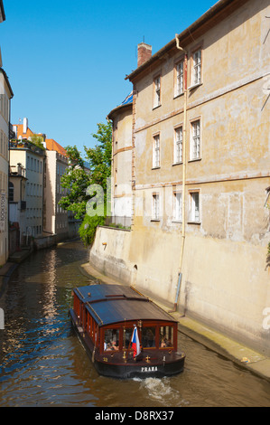 Certovka the Devils stream canal Kampa island Mala Strana district Prague city Czech Republic Europe