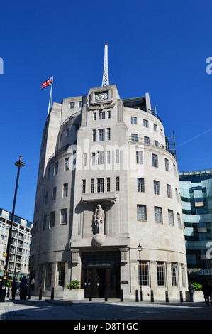 BBC Broadcasting House, Portland Place, London Stock Photo