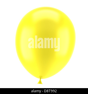 one yellow balloon