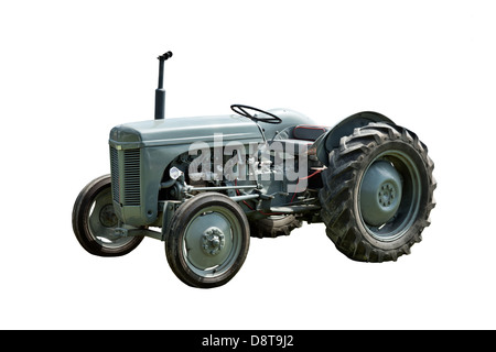 A cut out of a vintage Ferguson tractor Stock Photo