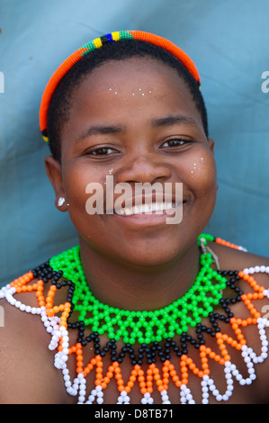 Portrait of Zulu girl, KwaZulu Natal, 