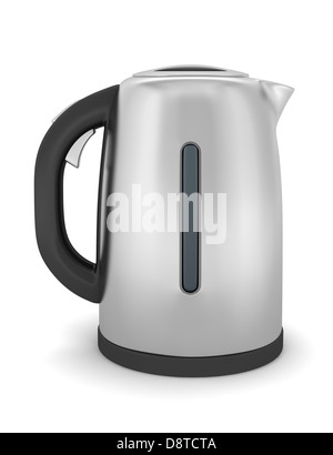 electric kettle isolated on white background Stock Photo