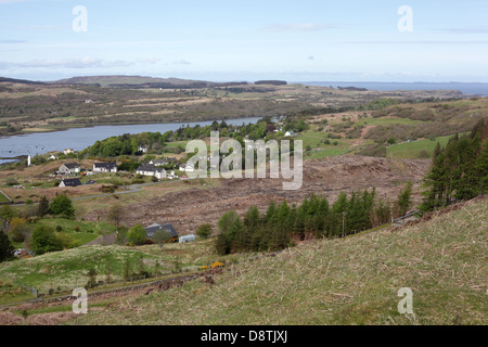 Dervaig, Isle of Mull, Scotland, May 2013 Stock Photo