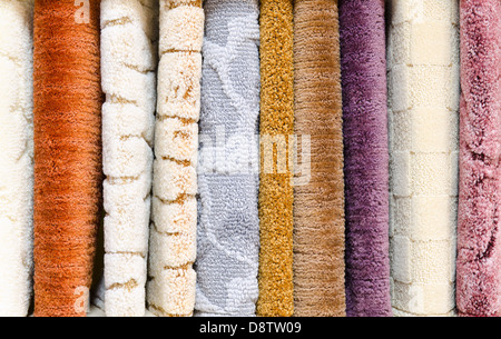 floor carpet samples Stock Photo