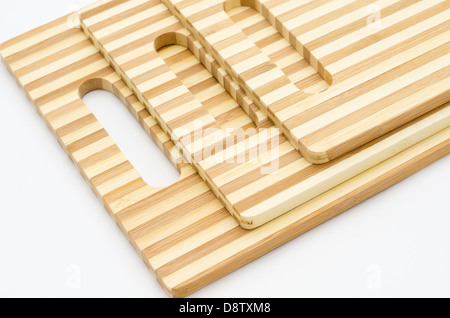 bamboo cutting boards Stock Photo