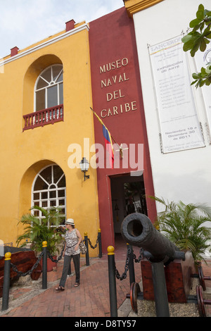 Museo Naval del Caribe, Naval history museum, of, Catagena and the Caribbean, Cartagena, Colombia Stock Photo