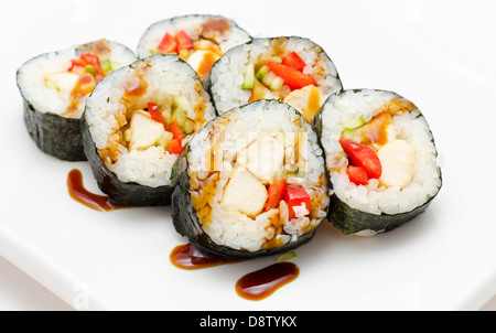 sushi rolls Stock Photo
