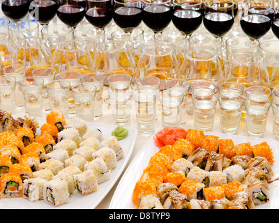 sushi buffet Stock Photo