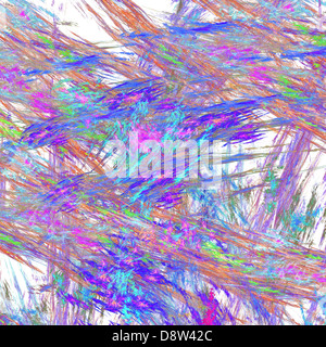 Abstract background. Fractal strokes Stock Photo