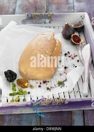 Raw foie gras Stock Photo