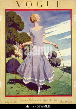 Vintage Vogue magazine cover Stock Photo