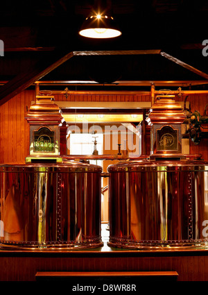 Still for distilling Bourbon at the Maker's Mark Distillery Stock Photo