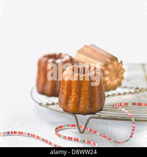 Traditional Cannelés Stock Photo