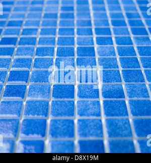 Blue mosaic Stock Photo