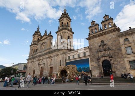 The Catedral and Capilla del Sagrario, Plaza Bolivar, La Candelaria, Bogota, Colombia Stock Photo