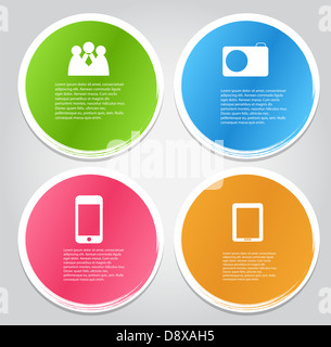 graph chart circle and bar isometric icon with modern flat style color ...