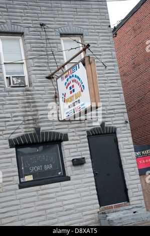 El Deportivo Sport Bar in Baltimore, Maryland USA Stock Photo