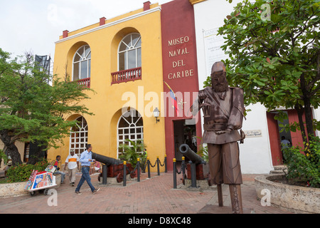 Museo Naval del Caribe, Naval history museum, of, Catagena and the Caribbean, Cartagena, Colombia Stock Photo