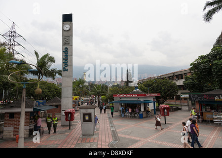Poblado metro station, Medellin, Colombia Stock Photo