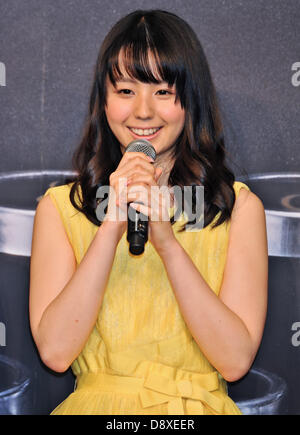 Tokyo, Japan. 5th June 2013. Rina Koike, Jun 05, 2013 : Tokyo, Japan : Japanese Actress Rina Koike attends a press conference for the film 'The Serialist' in Tokyo, Japan, on June 5, 2013. Credit:  Aflo Co. Ltd./Alamy Live News Stock Photo