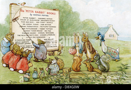 1912 Beatrix Potter painting Stock Photo