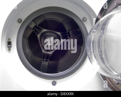 A washing machine, close-up. Stock Photo