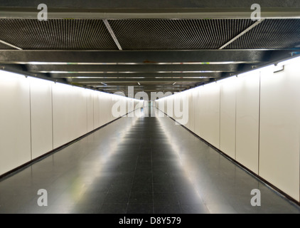 Underground station in Barcelona - nice background Stock Photo