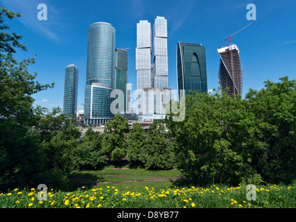Moscow International Business Center in 2013 Stock Photo