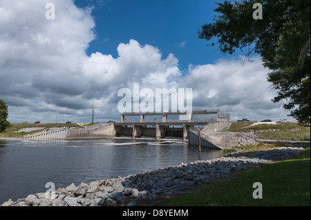 Rodman Dam on the Ocklawaha River in Marion County, Florida USA Stock ...