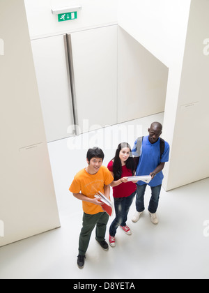 Group of multi ethnic students Stock Photo