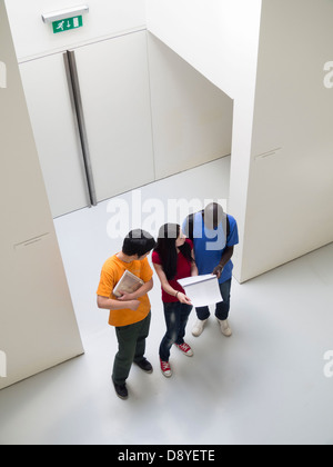 Group of multi ethnic students Stock Photo