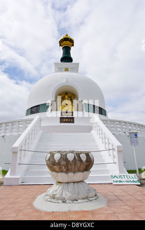 Buddhist Peace Pagoda near the Danube in Vienna, Austria Stock Photo