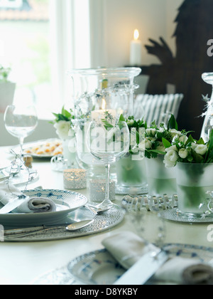 Nice Layed Table A nice laid table, Sweden Stock Photo - Alamy