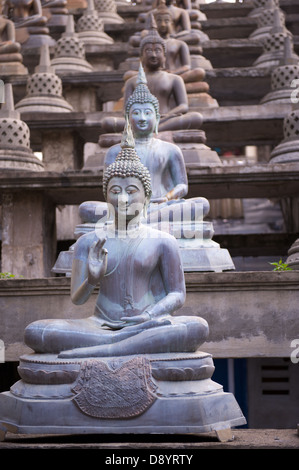 The Seema Malaka Temple in Colombo is situated on Beira Lake and is part of the Gangaramaya Buddhist Temple Complex Stock Photo