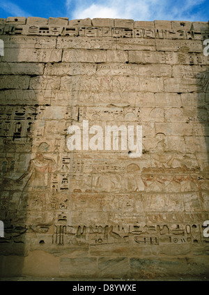 Ancient egypt hieroglyphics on wall Stock Photo - Alamy