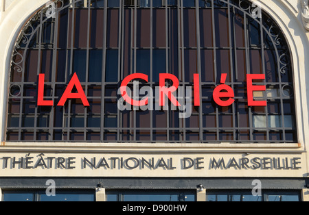 La Criée Theatre Marseille France Stock Photo