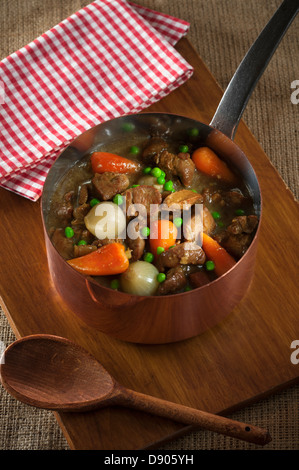 Navarin of lamb French lamb stew Stock Photo