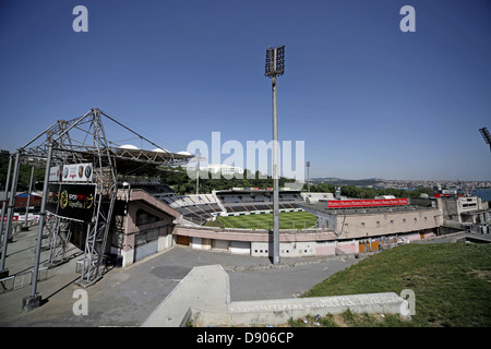 A general view of the Besiktas Stadium in Istanbul ahead of the UEFA ...