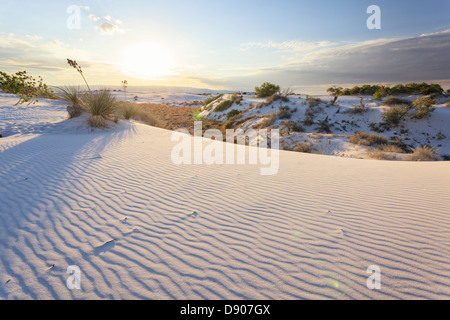 USA, New Mexico, White Sands National Monument Stock Photo