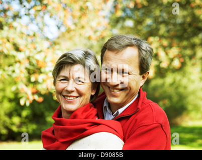 Portrait of a middle aged couple. Stock Photo