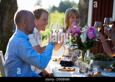 Midsummer in Stockholm archipelago, Sweden.