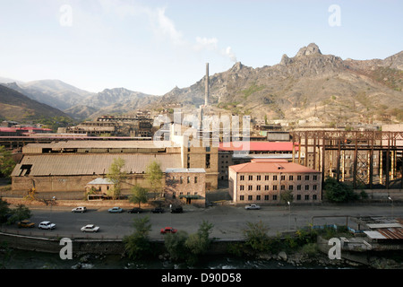 Alaverdi Copper Factory, Debed Canyon, Armenia Stock Photo