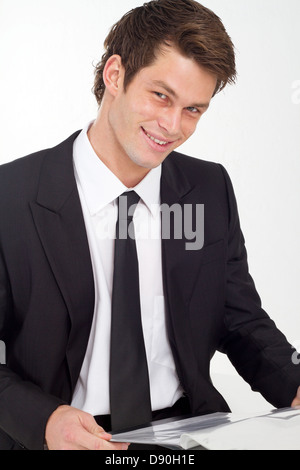 young businessman in office Stock Photo