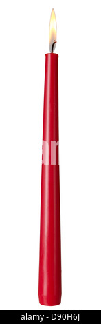 Red Candle Stock Photo