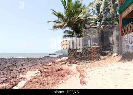 Anjuna was start of the hippy trail to Goa in the sixties Stock Photo ...